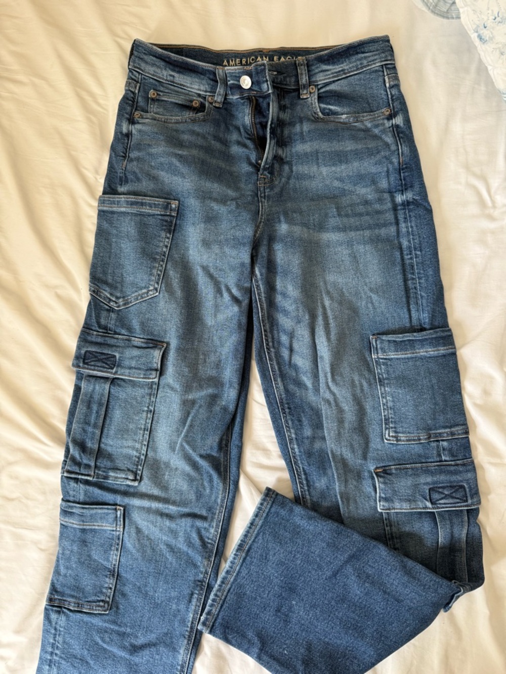 American Eagle Blue Stretch Denim Jeans